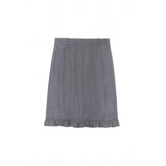 NEW N°21 women's ruffle hem skirt in grey